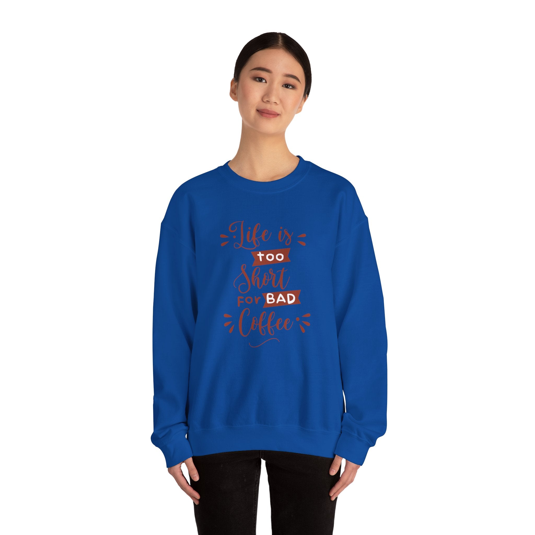 Coffee Lover's Crewneck Sweatshirt, Perfect for Casual Outfits, Gift for Coffee Enthusiasts, Cozy Layer for Every Day, Fun Saying
