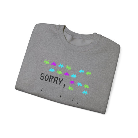 Gaming Humor Sweatshirt, Unisex Crewneck, Video Game Apparel, Casual Wear, Perfect for Gamers