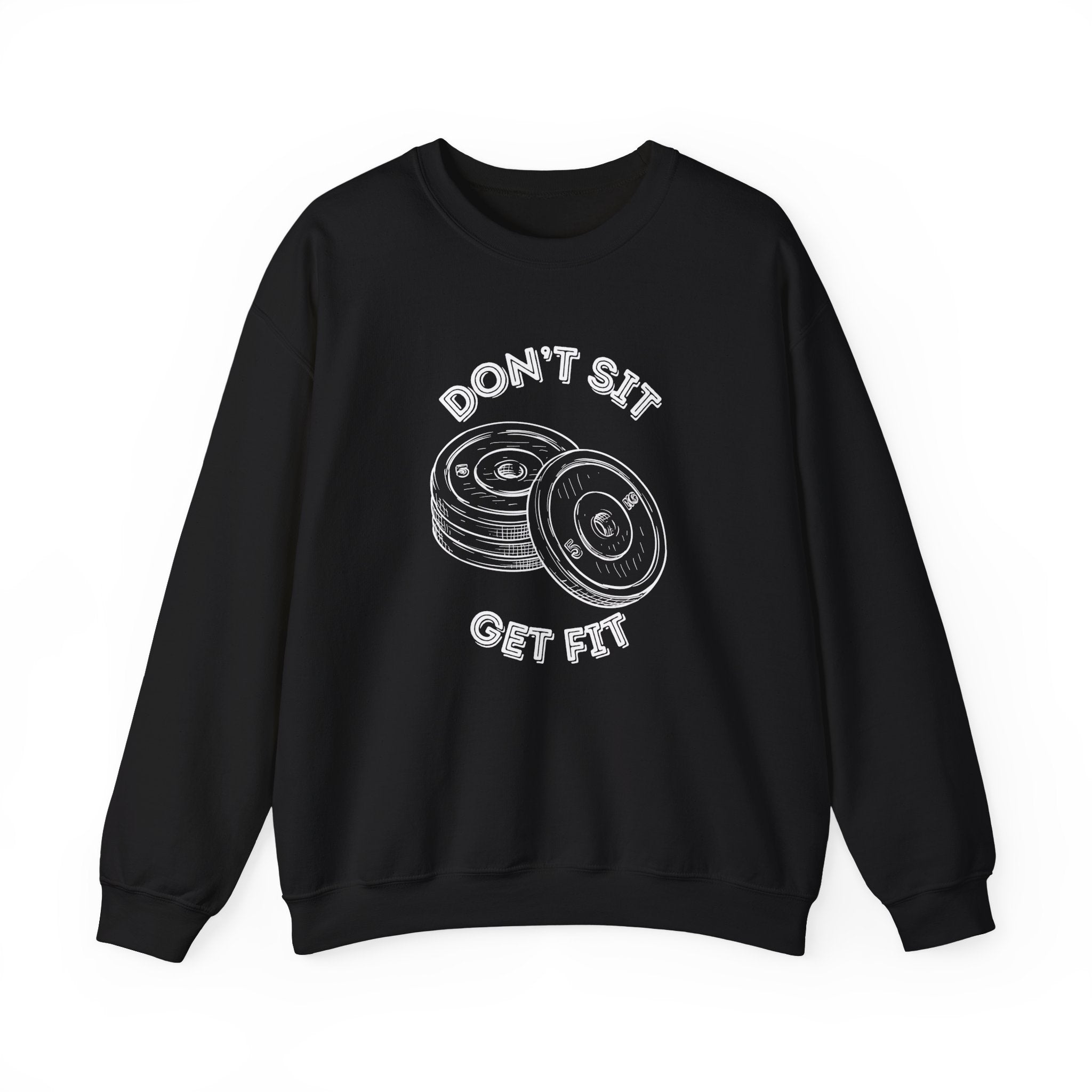 Fitness Motivation Crewneck Sweatshirt, Workout Apparel, Gym Sweatshirt, Gift for Fitness Lovers, Motivational Clothing, Cozy Fitness