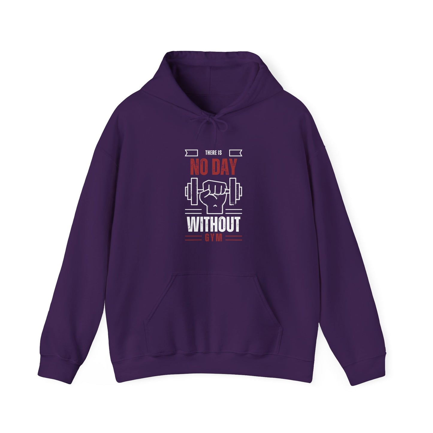 No Day Without Gym Hooded Sweatshirt - Perfect for Fitness Enthusiasts