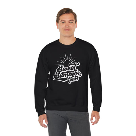 Summer Vibes Crewneck Sweatshirt, Cozy Unisex Pullover, Perfect for Beach Days, Gift for Summer Lovers, Matching Family Outfit