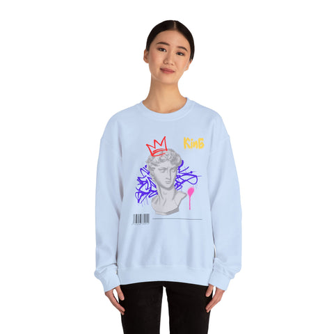 Modern Artistic Sweatshirt, Unisex Pullover, Trendy Graphic Sweater, Streetwear Fashion