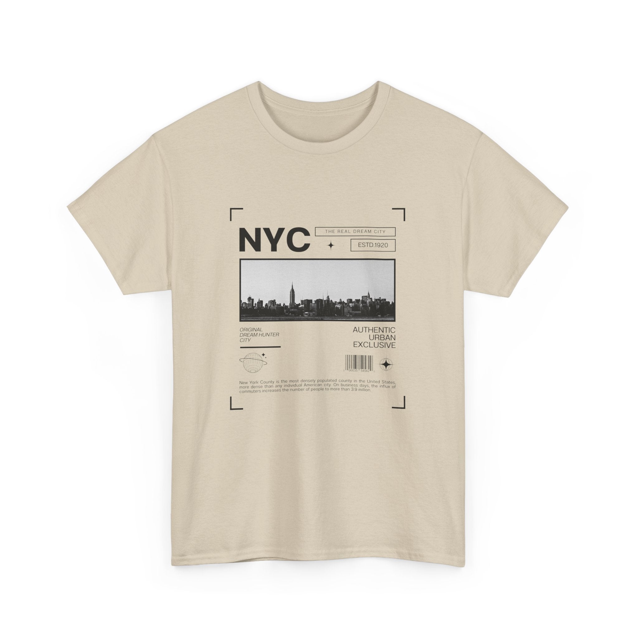 NYC Graphic Tee, Unisex Cotton T-Shirt for City Lovers, Travel Souvenir, Casual Wear, Streetwear Style Fashion