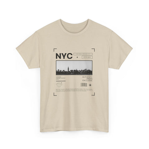 NYC Graphic Tee, Unisex Cotton T-Shirt for City Lovers, Travel Souvenir, Casual Wear, Streetwear Style Fashion
