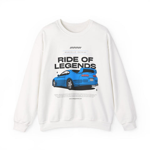 Ride of Legends Unisex Heavy Blend™ Crewneck Sweatshirt, Casual Car Sweatshirt