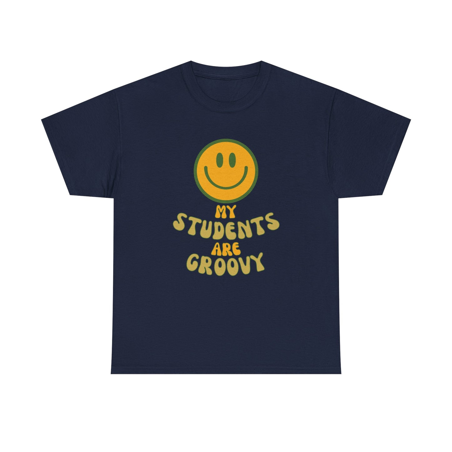 Groovy Teacher Tee, Fun Classroom Shirt, Gifts for Educators, Back to School Apparel, Positive Vibe T-Shirt