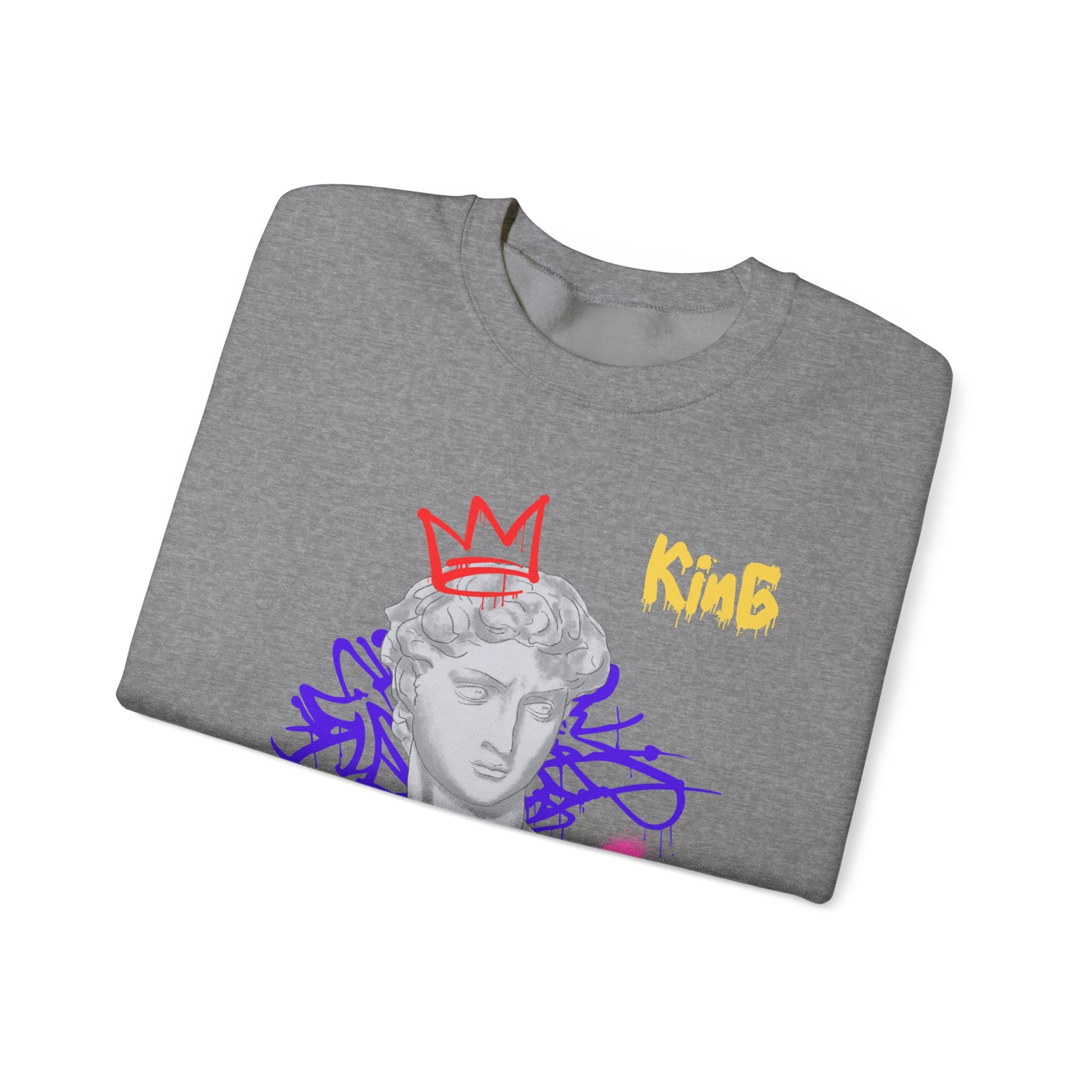 Modern Artistic Sweatshirt, Unisex Pullover, Trendy Graphic Sweater, Streetwear Fashion
