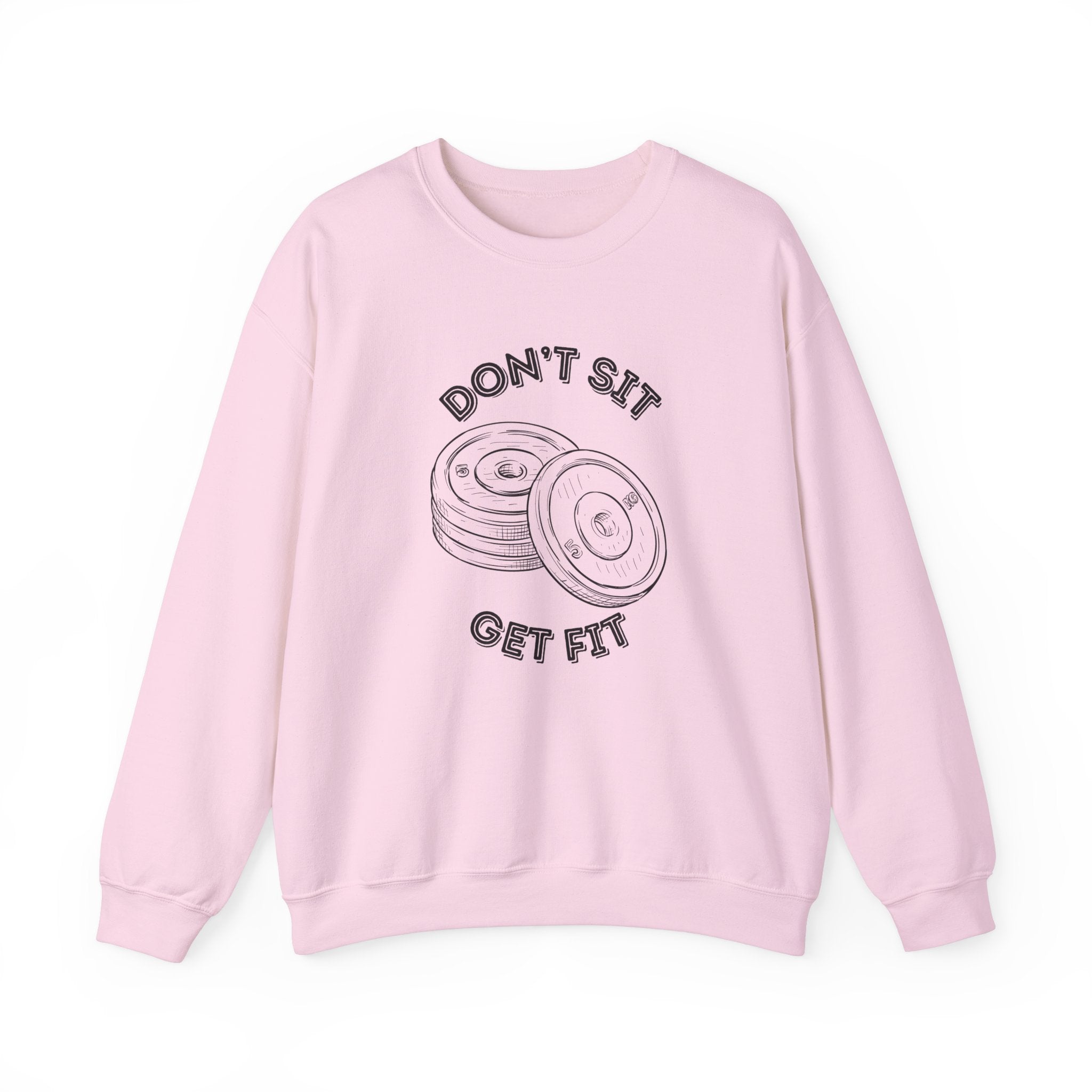 Fitness Motivation Crewneck Sweatshirt, Workout Apparel, Gym Sweatshirt, Gift for Fitness Lovers, Motivational Clothing, Cozy Fitness