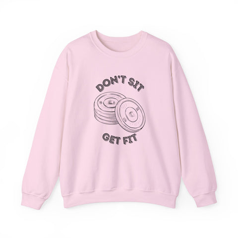 Fitness Motivation Crewneck Sweatshirt, Workout Apparel, Gym Sweatshirt, Gift for Fitness Lovers, Motivational Clothing, Cozy Fitness