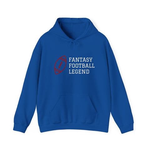 Fantasy Football Legend Hoodie, Unisex Heavy Blend Hooded Sweatshirt for Sports Fans, Gift for Football Lovers, Cozy Athletic Wear