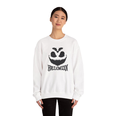 Halloween Spirit Crewneck Sweatshirt - Cozy Unisex Apparel for Fall Celebrations, Trick or Treating, Spooky Season