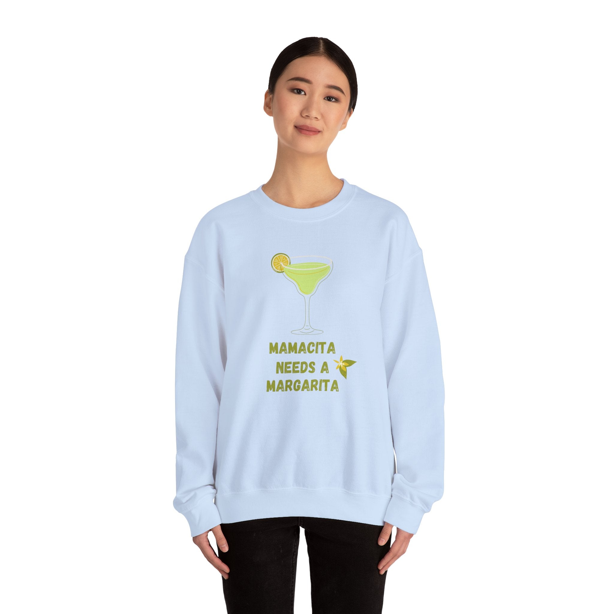 Margarita-Themed Sweatshirt, Cozy Gift for Party Lovers, Perfect for Birthdays, Casual Wear, Fun Night Out, Unisex Heavy Blend™