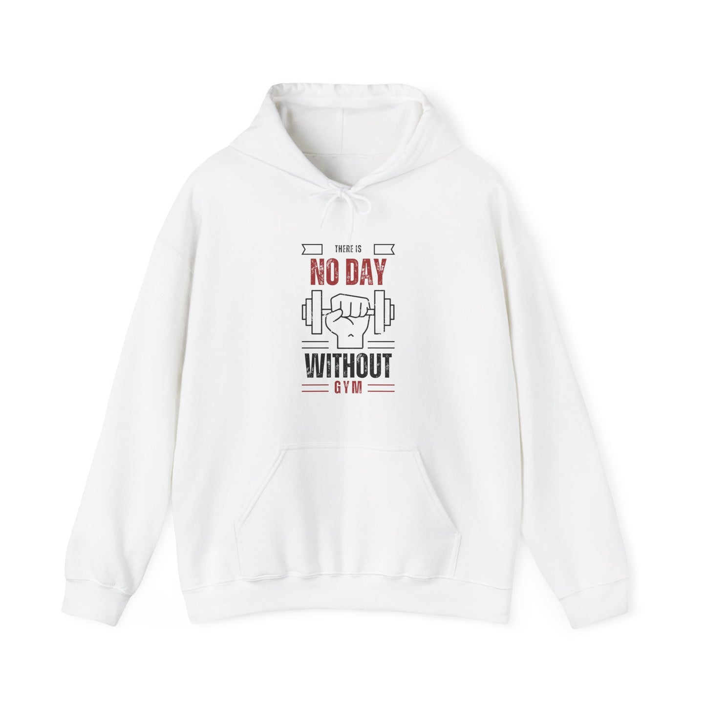 No Day Without Gym Hooded Sweatshirt - Perfect for Fitness Enthusiasts