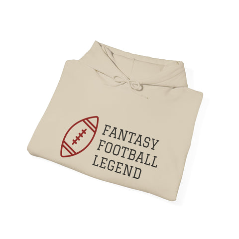 Fantasy Football Legend Hoodie, Unisex Heavy Blend Hooded Sweatshirt for Sports Fans, Gift for Football Lovers, Cozy Athletic Wear