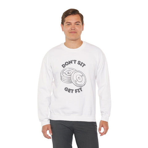 Fitness Motivation Crewneck Sweatshirt, Workout Apparel, Gym Sweatshirt, Gift for Fitness Lovers, Motivational Clothing, Cozy Fitness