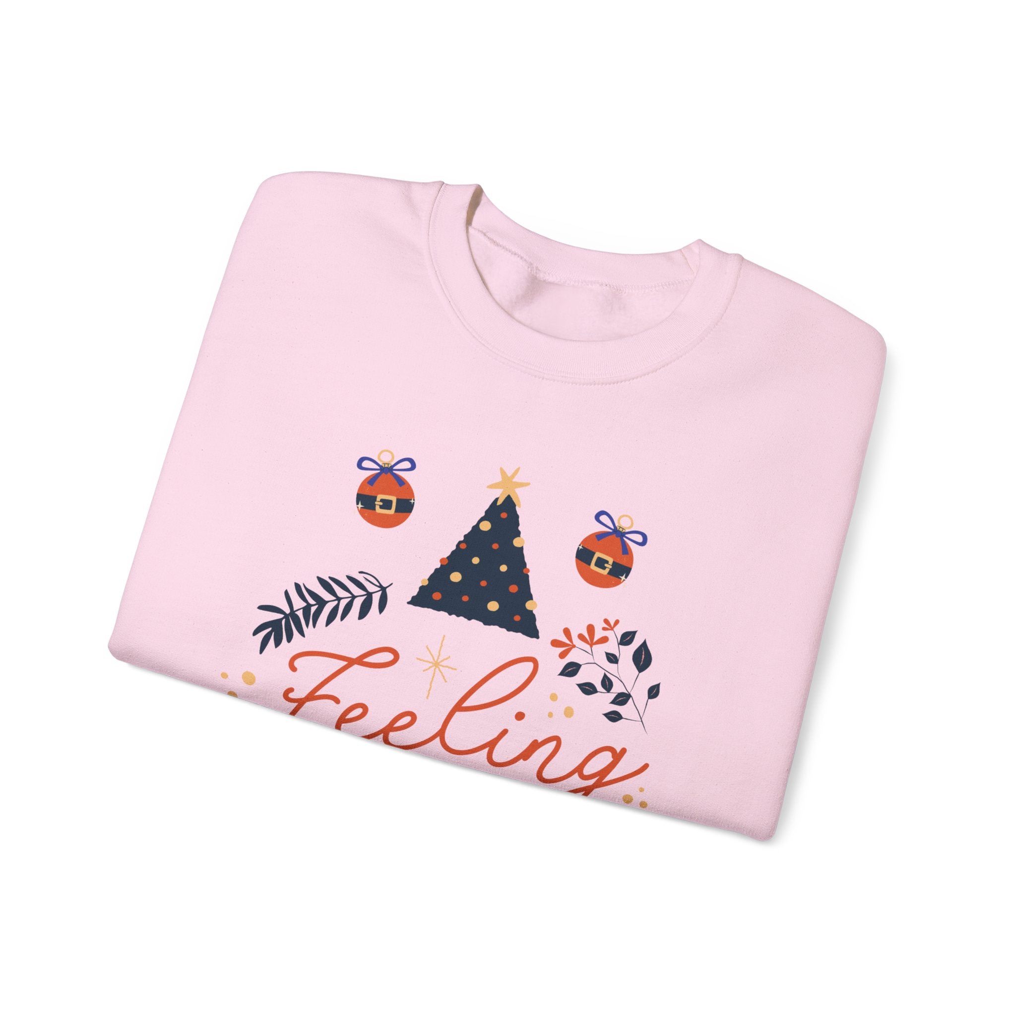 Feeling Festive: Cozy Christmas Crewneck - Gift for Him/Her