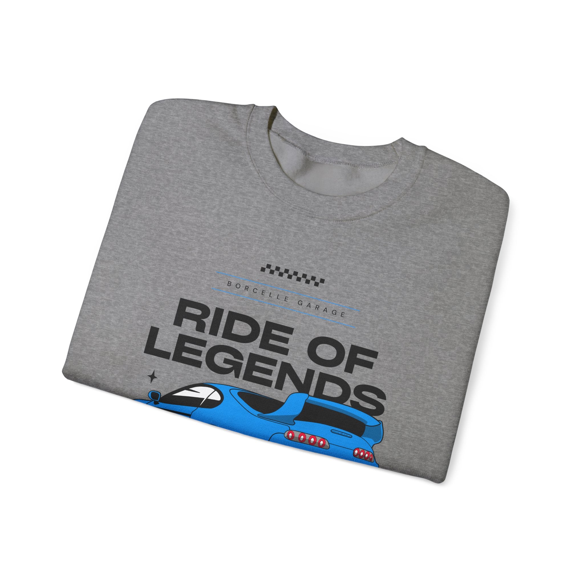 Ride of Legends Unisex Heavy Blend™ Crewneck Sweatshirt, Casual Car Sweatshirt