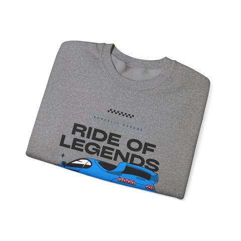 Ride of Legends Unisex Heavy Blend™ Crewneck Sweatshirt, Casual Car Sweatshirt