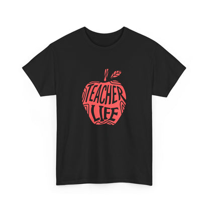 Teacher Life Unisex Tee, Teacher Appreciation Gift, Back to School Shirt, Funny Educational Gifts, Cotton Tshirt