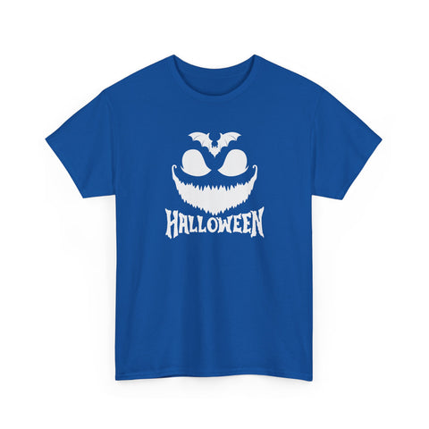 Halloween Unisex Heavy Cotton Tee | Spooky Graphic T-Shirt for Fall