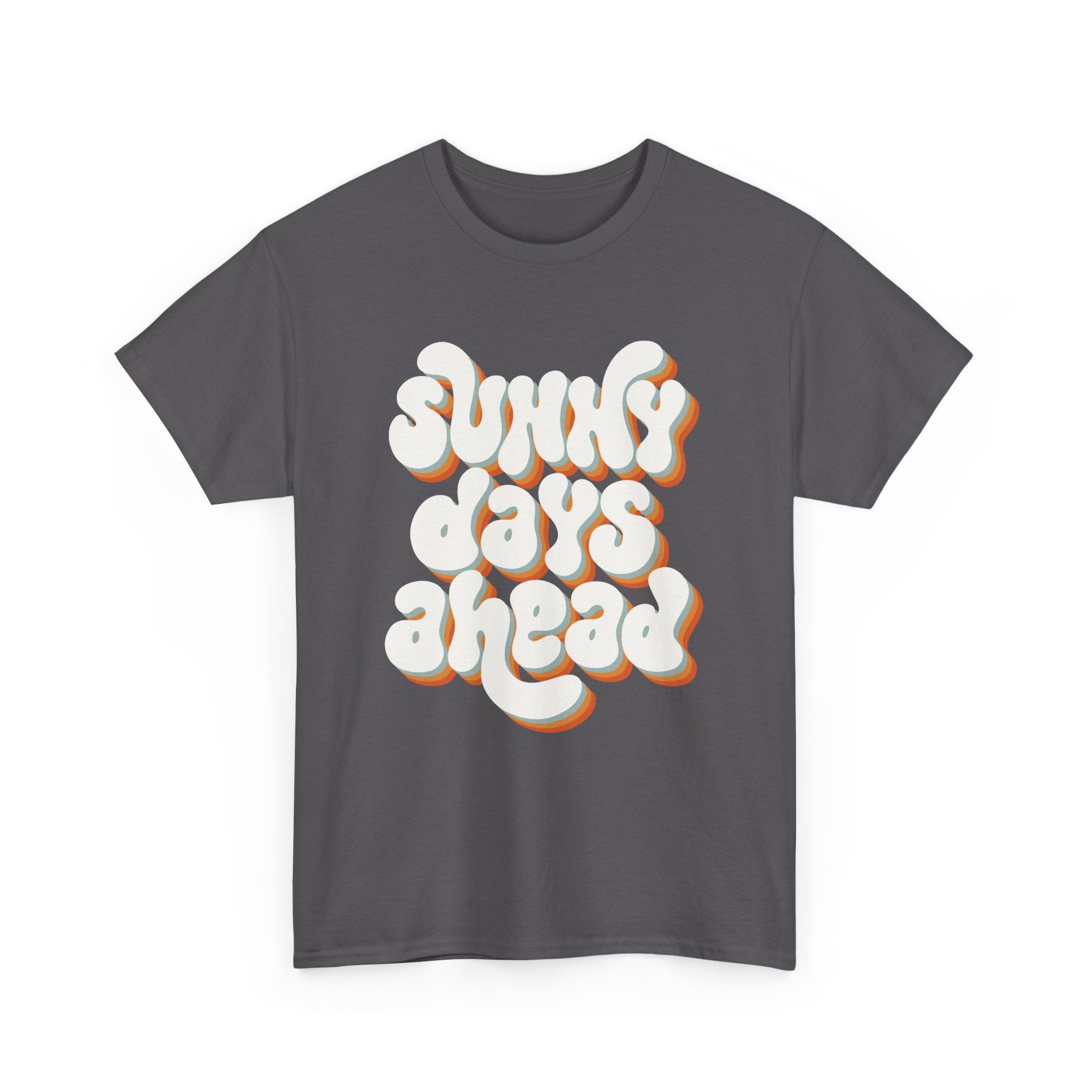 Retro Sunny Days Ahead Tee, Unisex Graphic Shirt for Summer Fun & Festivals, Casual Wear, Eco-Friendly Gift Shirt, Vintage Style T-Shirt