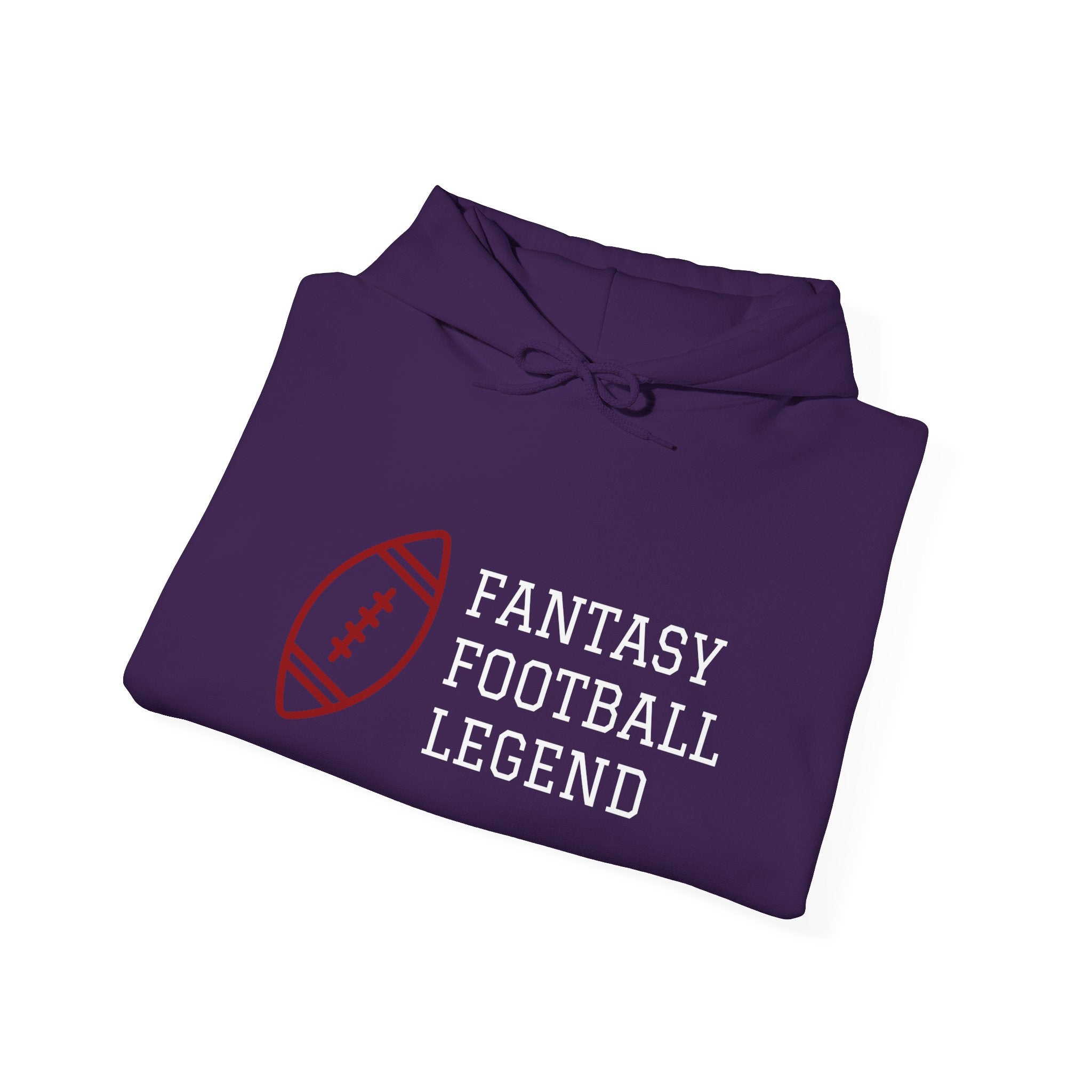 Fantasy Football Legend Hoodie, Unisex Heavy Blend Hooded Sweatshirt for Sports Fans, Gift for Football Lovers, Cozy Athletic Wear