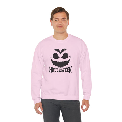 Halloween Spirit Crewneck Sweatshirt - Cozy Unisex Apparel for Fall Celebrations, Trick or Treating, Spooky Season