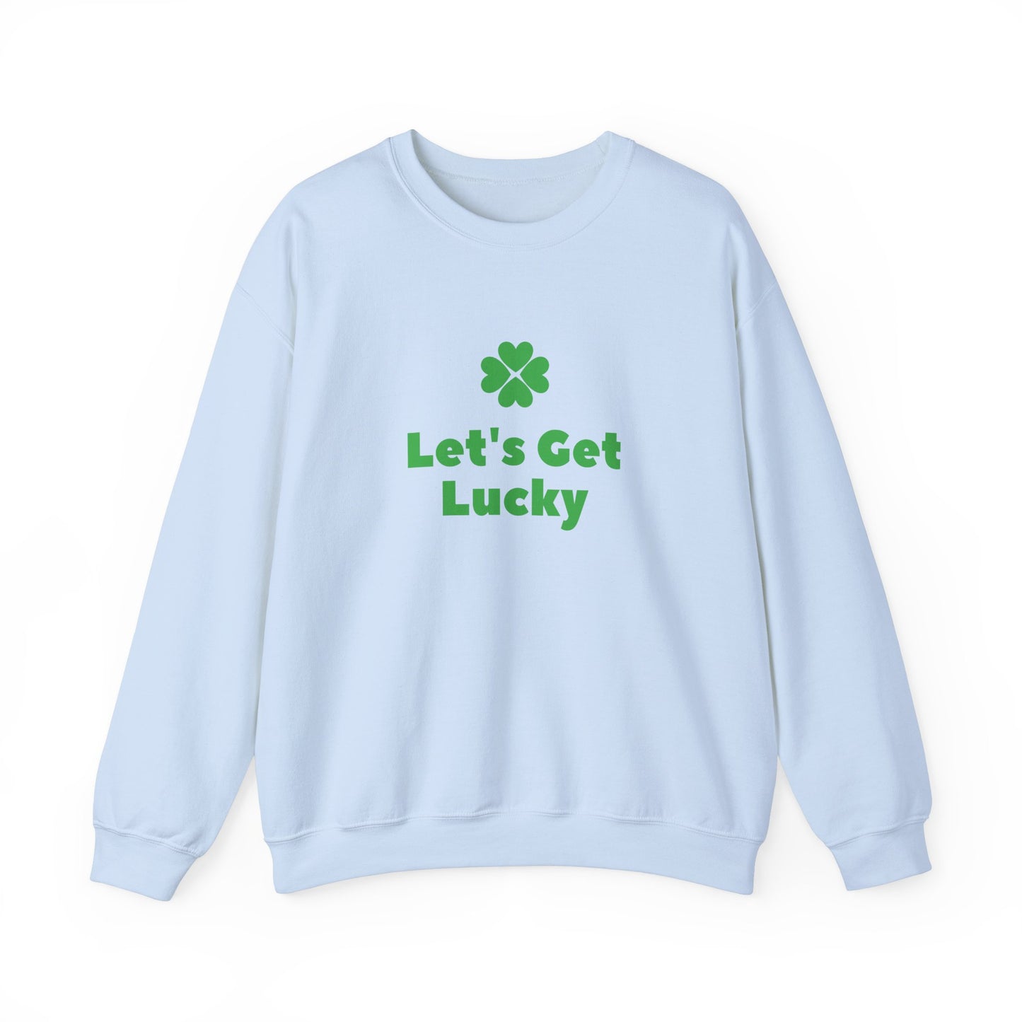 St Patrick's Day Unisex Heavy Blend™ Crewneck Sweatshirt, Let's Get Lucky