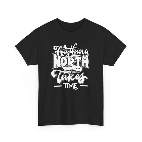 Timeless Wisdom Unisex Heavy Cotton Tee, Inspirational Quote Shirt, Motivational Graphic Tee, Slow Progress T-Shirt, Positive Vibes Clothing
