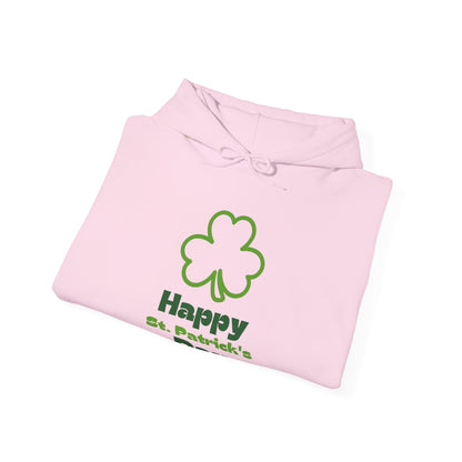 St Patrick's Day Hoodie - Cozy Irish Gift, Green Shamrock Design, Unisex Heavy Blend Sweatshirt, Holiday Apparel, St Paddy's Pullover