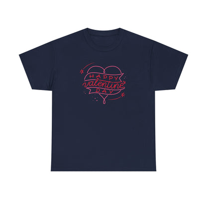 Happy Valentine's Day Tee, Cute Valentine's Gift, Unisex T-Shirt, Valentine's Day Apparel, Fun Love Shirt, Sweetheart Style