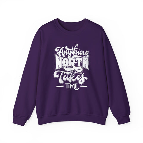 Inspirational Quote Sweatshirt - Cozy Motivational Apparel, Gift for Friends, Chill Days, Heavy Blend Crewneck