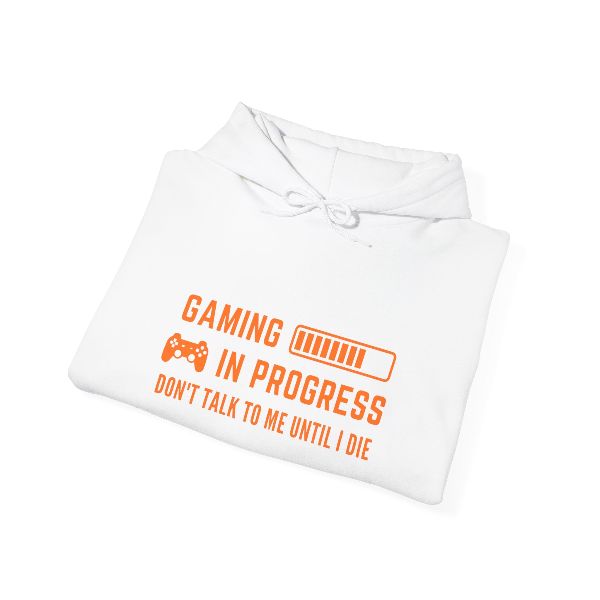 Gaming in Progress Hoodie, Unisex Gaming Sweatshirt, Funny Gamer Gift, Video Game Apparel, Gaming Merchandise, Cool Hoodie for Gamers