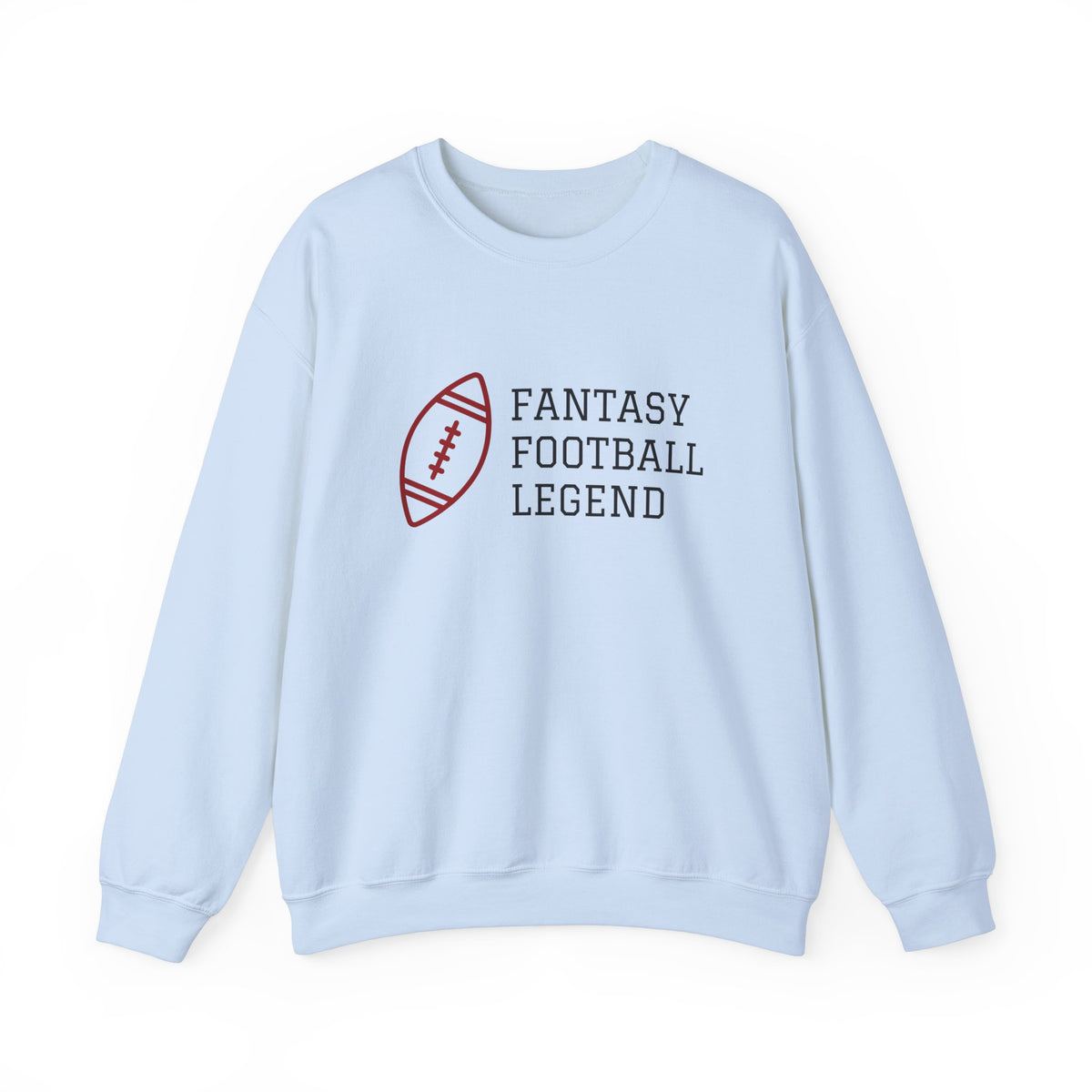 Fantasy Football Legend Crewneck Sweatshirt - Perfect Gift for Sports Fans, Cozy Wear for Game Days, Autumn Essentials, Unisex Sweatshirt