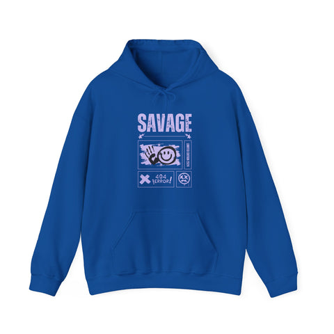Savage Unisex Hooded Sweatshirt - Cozy Casual Style, Streetwear, Everyday Comfort