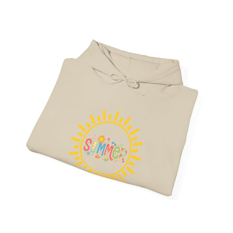 Summer Vibes Hoodie, Cozy Unisex Sweatshirt, Perfect for Beach Days, Summer Parties