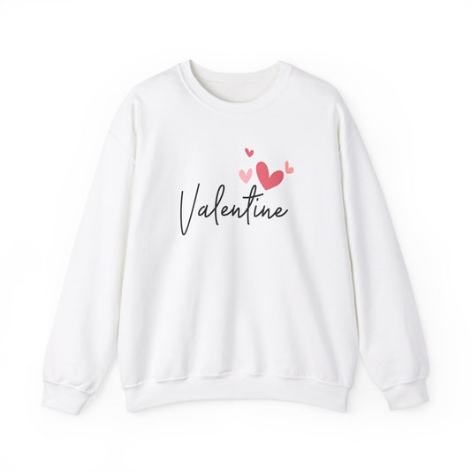 Valentine's Day Crewneck Sweatshirt, Love Sweatshirt, Valentine's Gift for Him/Her, Cozy Casual Wear, Heart Sweatshirt, Unisex Sweatshirt,