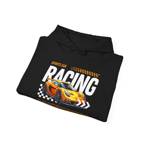Sporty Racing Hoodie for Car Enthusiasts, Perfect For Track Day, Casual Wear, Unisex Fashion