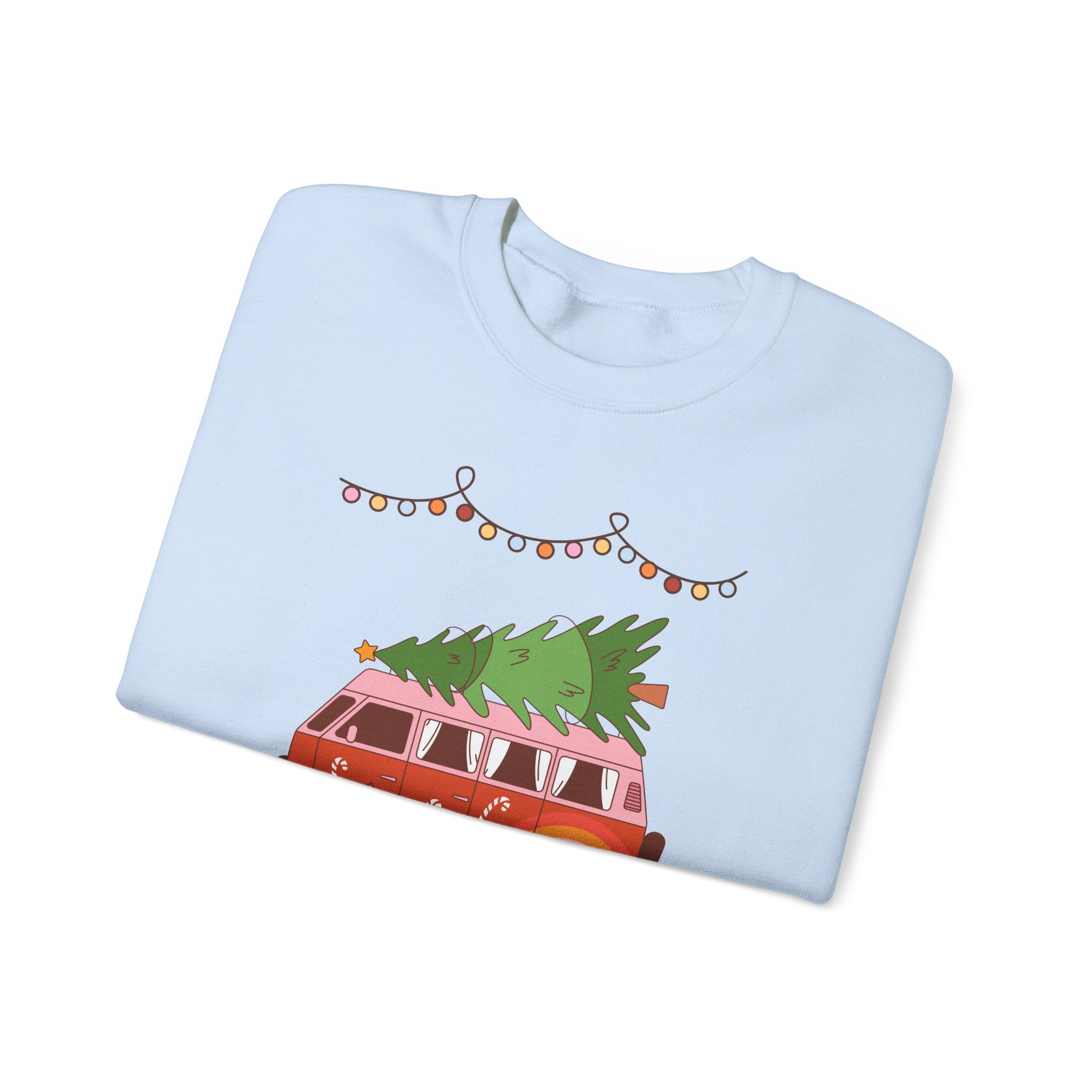 Festive Christmas Sweatshirt, Cozy Holiday Vibes, Perfect for Family Gatherings, Christmas Parties, and Winter Celebrations, Unisex Gift