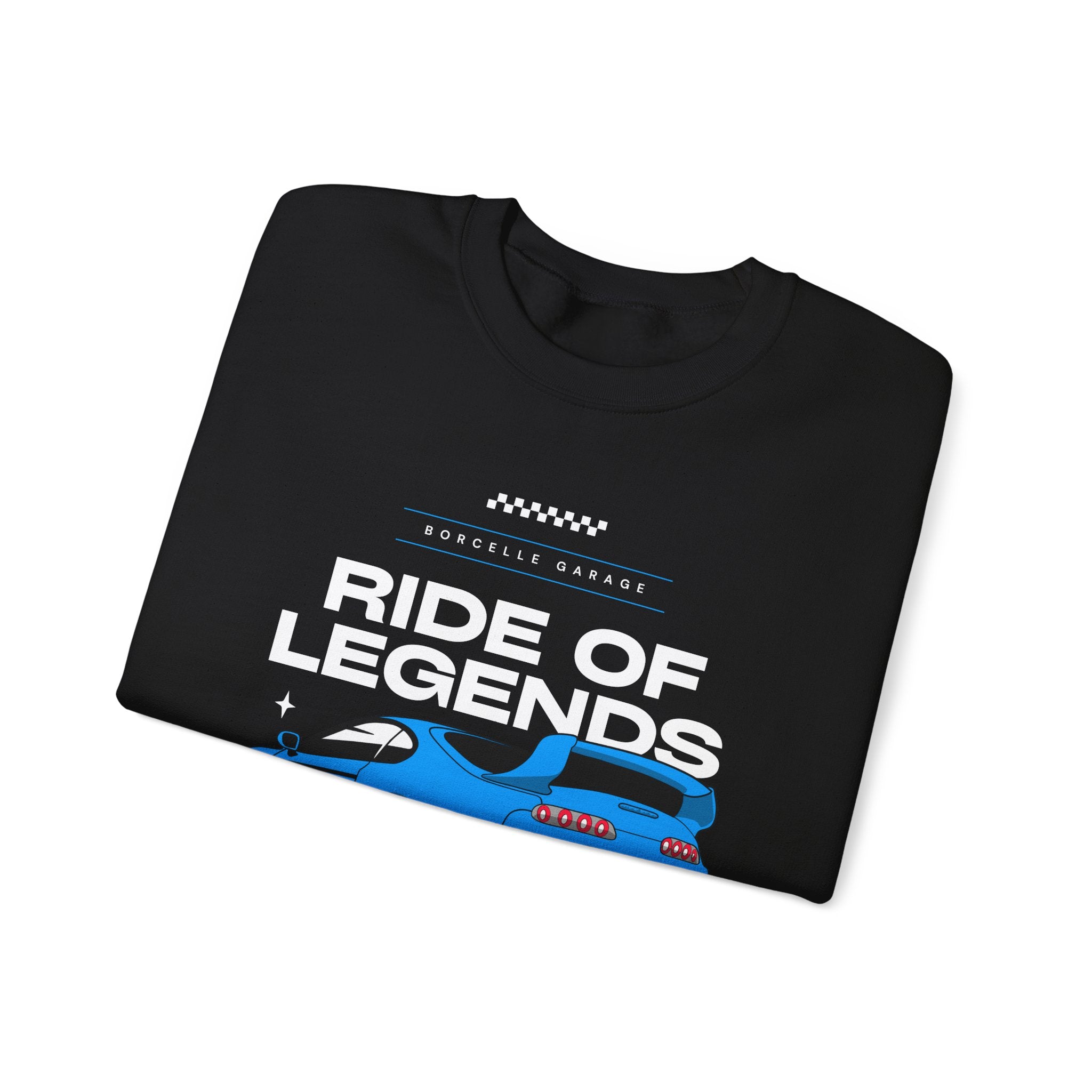 Ride of Legends Unisex Heavy Blend™ Crewneck Sweatshirt, Casual Car Sweatshirt