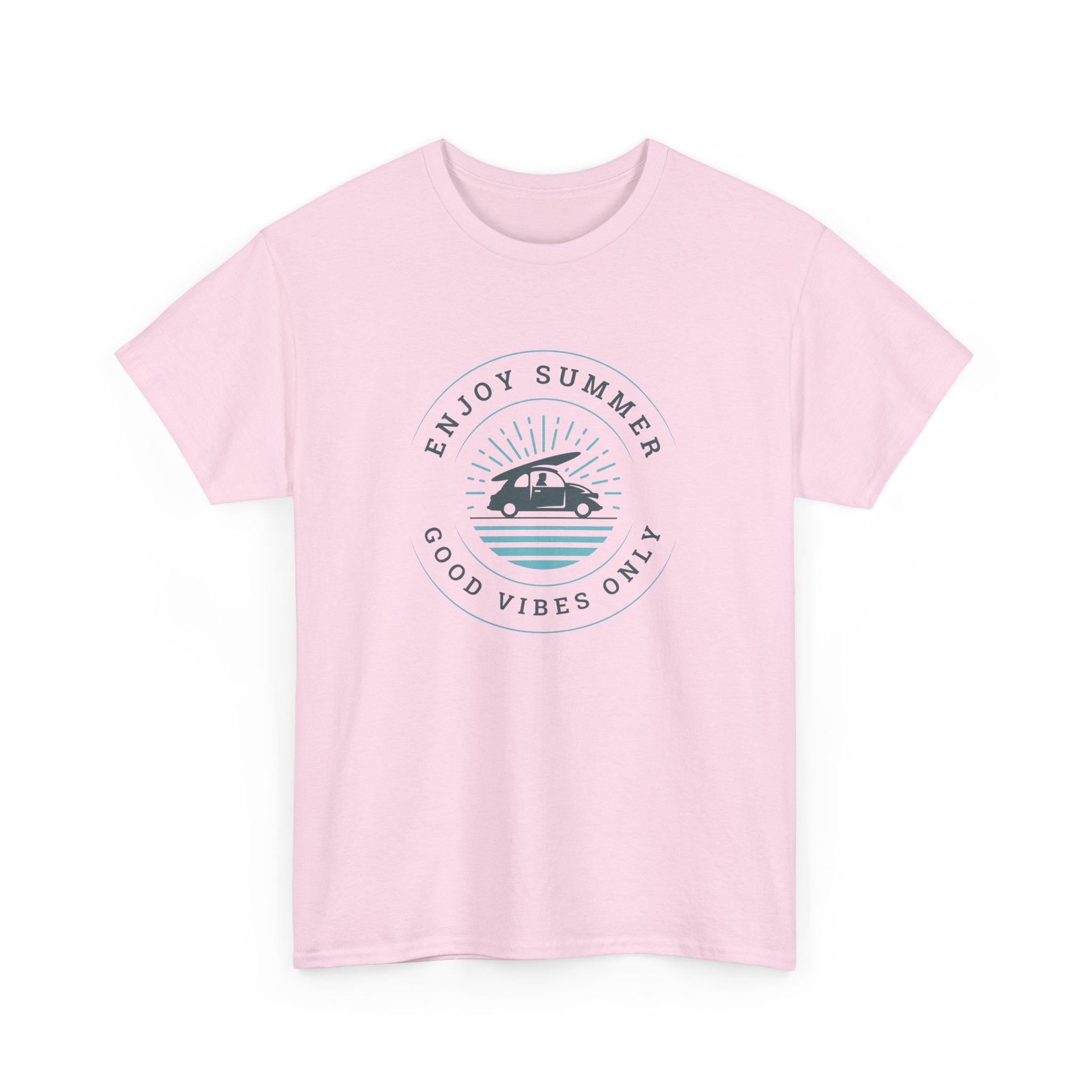Enjoy Summer Good Vibes Only Tee, Unisex Summer Shirt, Beachwear, Vacation T-Shirt, Gift for Him/Her, Relaxed Style Top