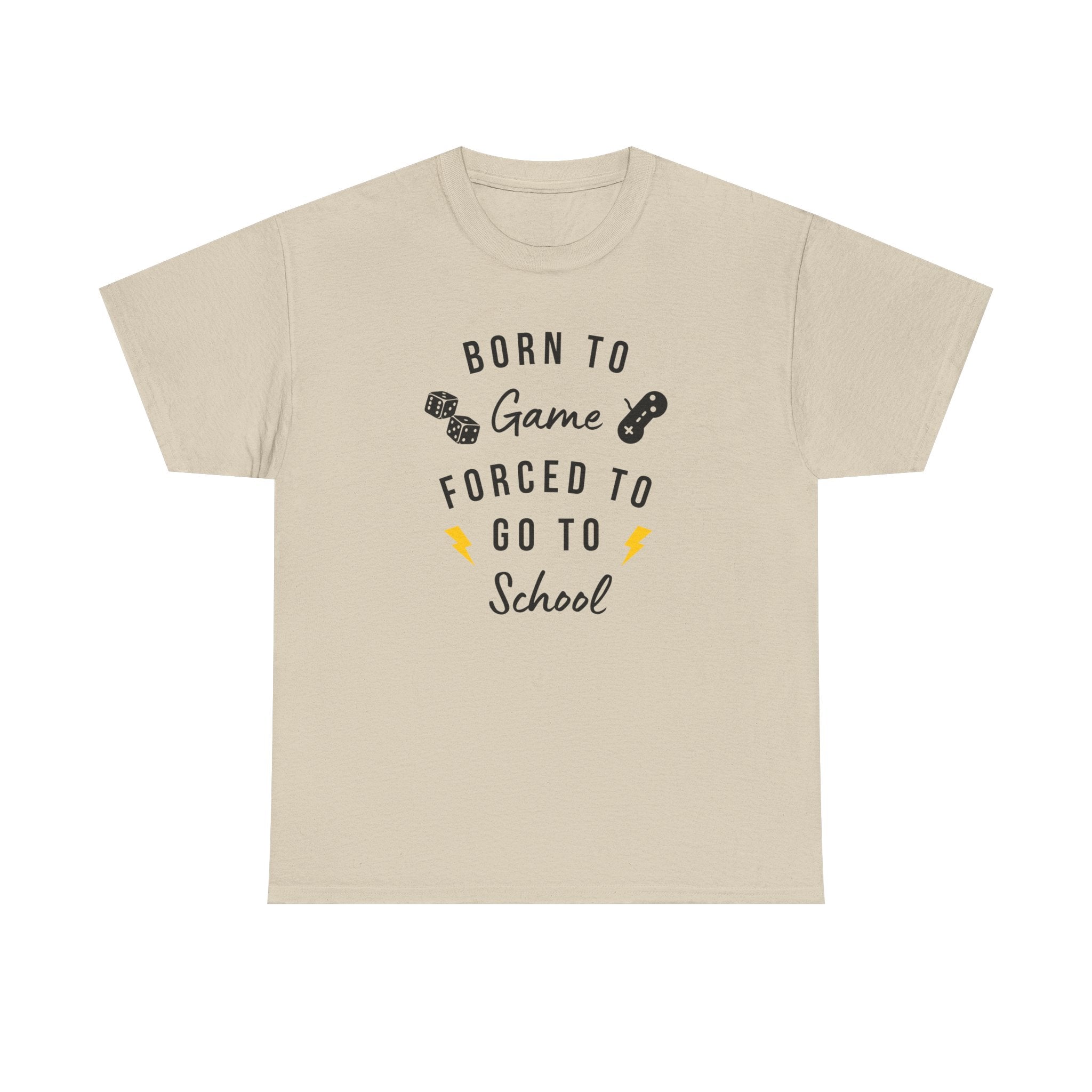 Born to Game Unisex Tee, Gamer T-Shirt, Fun School Shirt, Casual Cotton Tee
