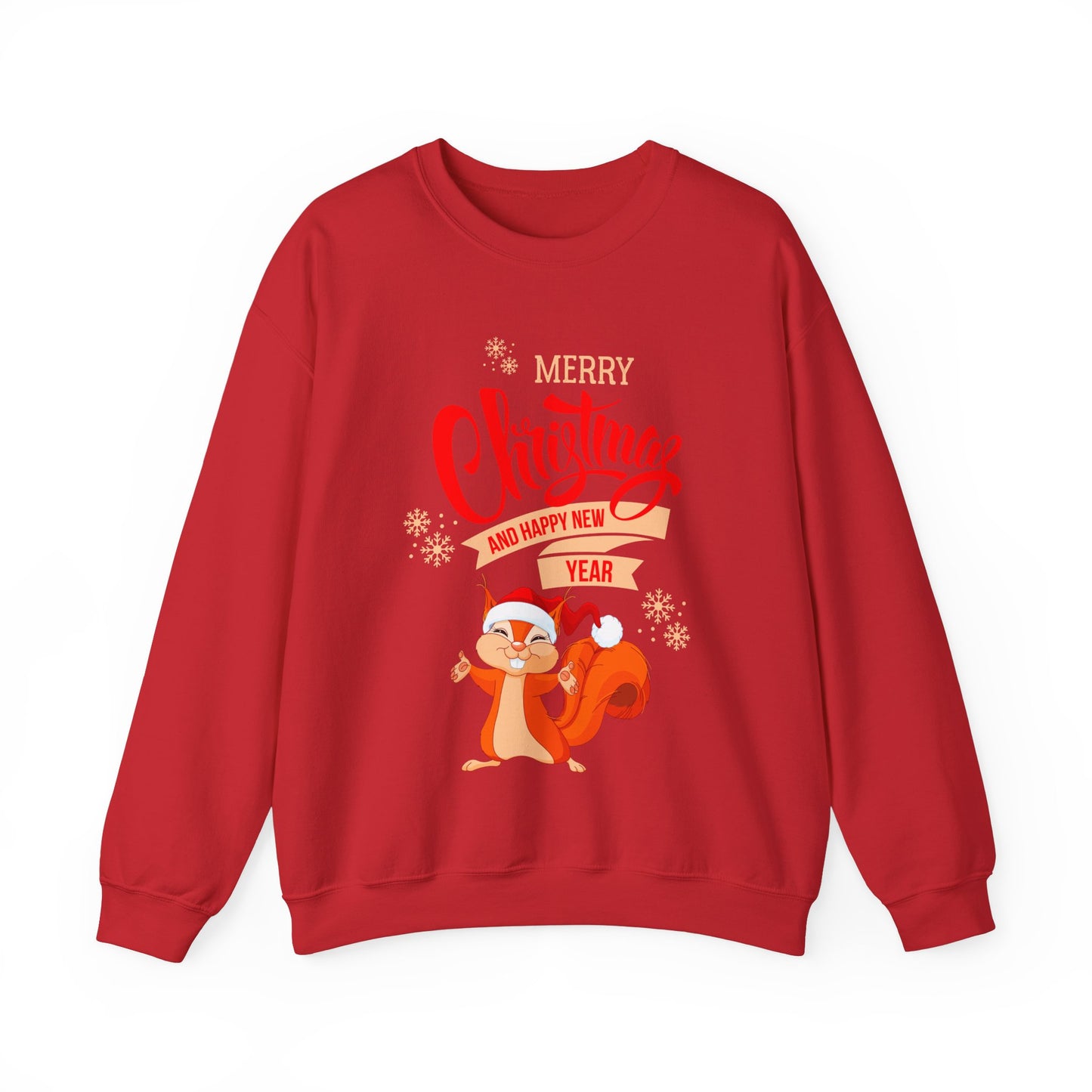 Merry Christmas Crewneck Sweatshirt, Holiday Gift, Unisex Pullover, Winter Fashion, Cozy Sweater for Family, New Year