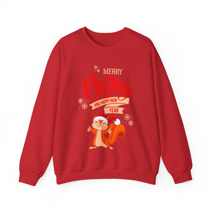 Merry Christmas Crewneck Sweatshirt, Holiday Gift, Unisex Pullover, Winter Fashion, Cozy Sweater for Family, New Year