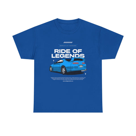 Ride of Legends Cotton Tee for Car Enthusiasts, Unisex T-Shirt, Vintage Car Fan Apparel