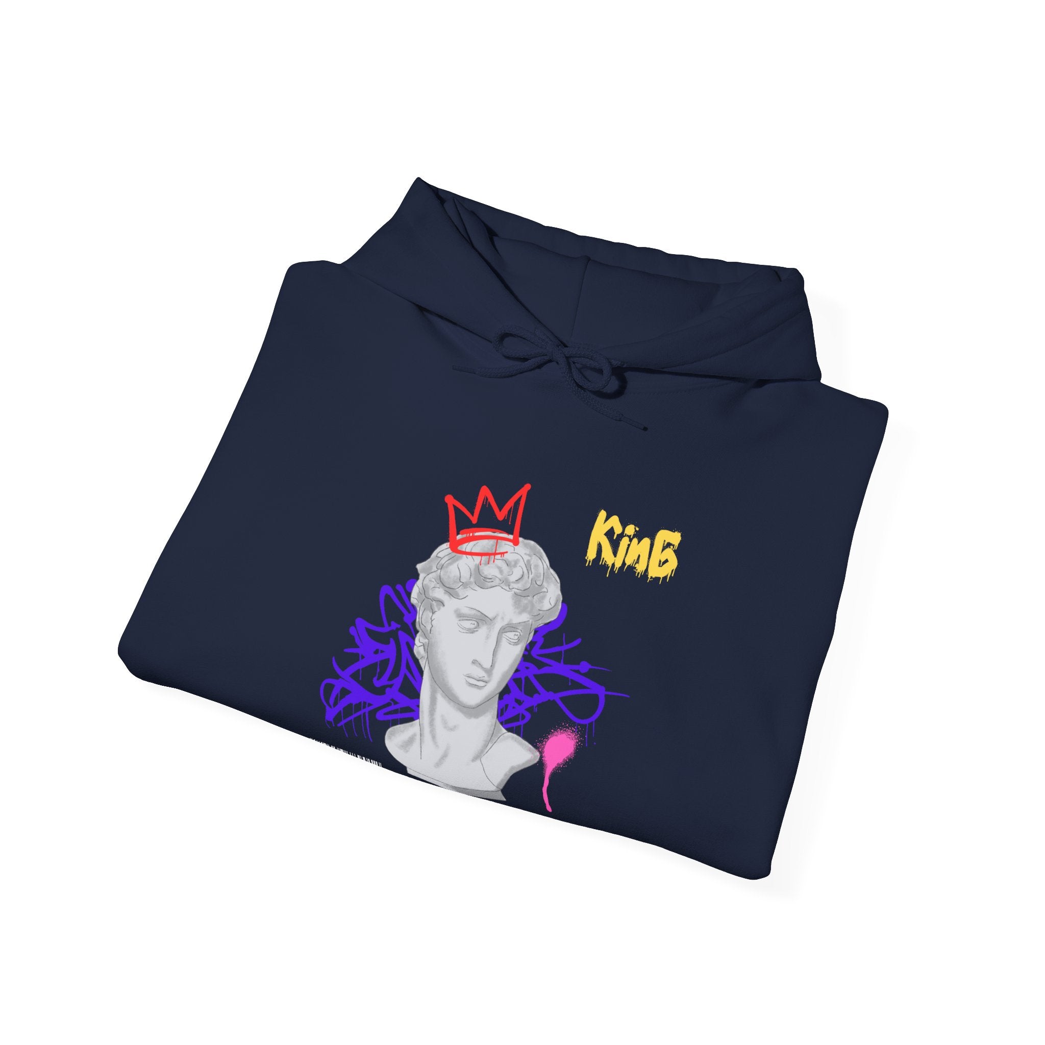 Artistic Hooded Sweatshirt, Unisex Hoodie, Graphic Sweatshirt, Trendy Streetwear