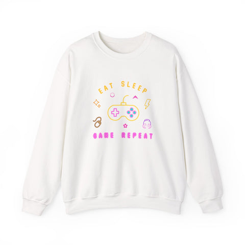 Gamer Crewneck Sweatshirt, Unisex Sweatshirt, Gaming Apparel, Casual Wear, Gifts for Gamers, Game Night Fashion
