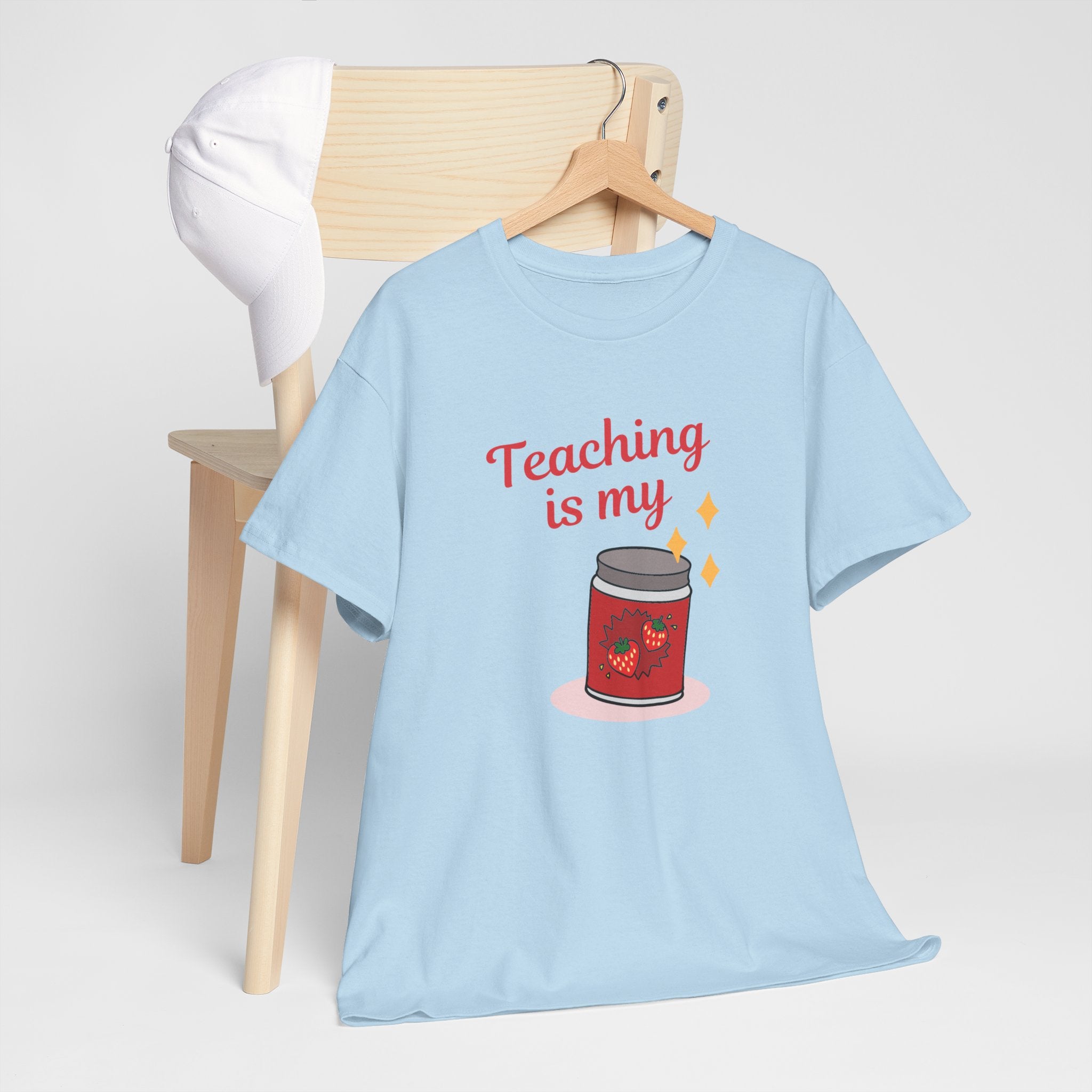 Teaching is My Passion Unisex Heavy Cotton Tee, Perfect Gift for Teachers, Back to School, Appreciation Day, Casual Wear, Teaching Tee