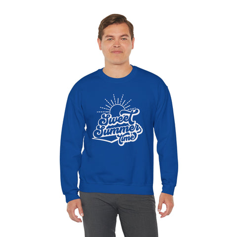 Summer Vibes Crewneck Sweatshirt, Cozy Unisex Pullover, Perfect for Beach Days, Gift for Summer Lovers, Matching Family Outfit