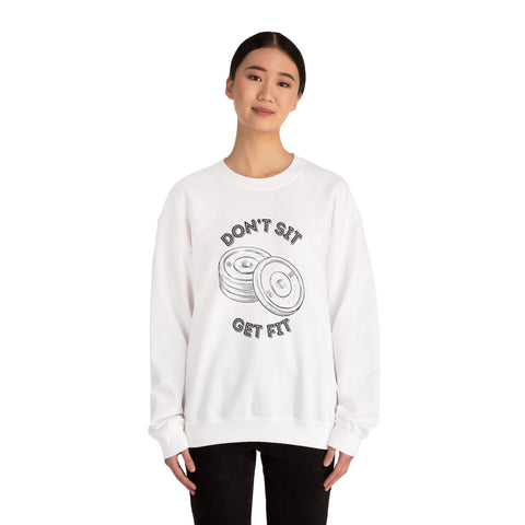 Fitness Motivation Crewneck Sweatshirt, Workout Apparel, Gym Sweatshirt, Gift for Fitness Lovers, Motivational Clothing, Cozy Fitness